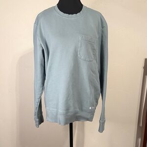 Outerknown Crewneck Sweater in Light Blue